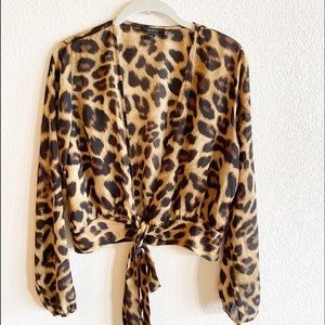 Privy semi-sheer top size L